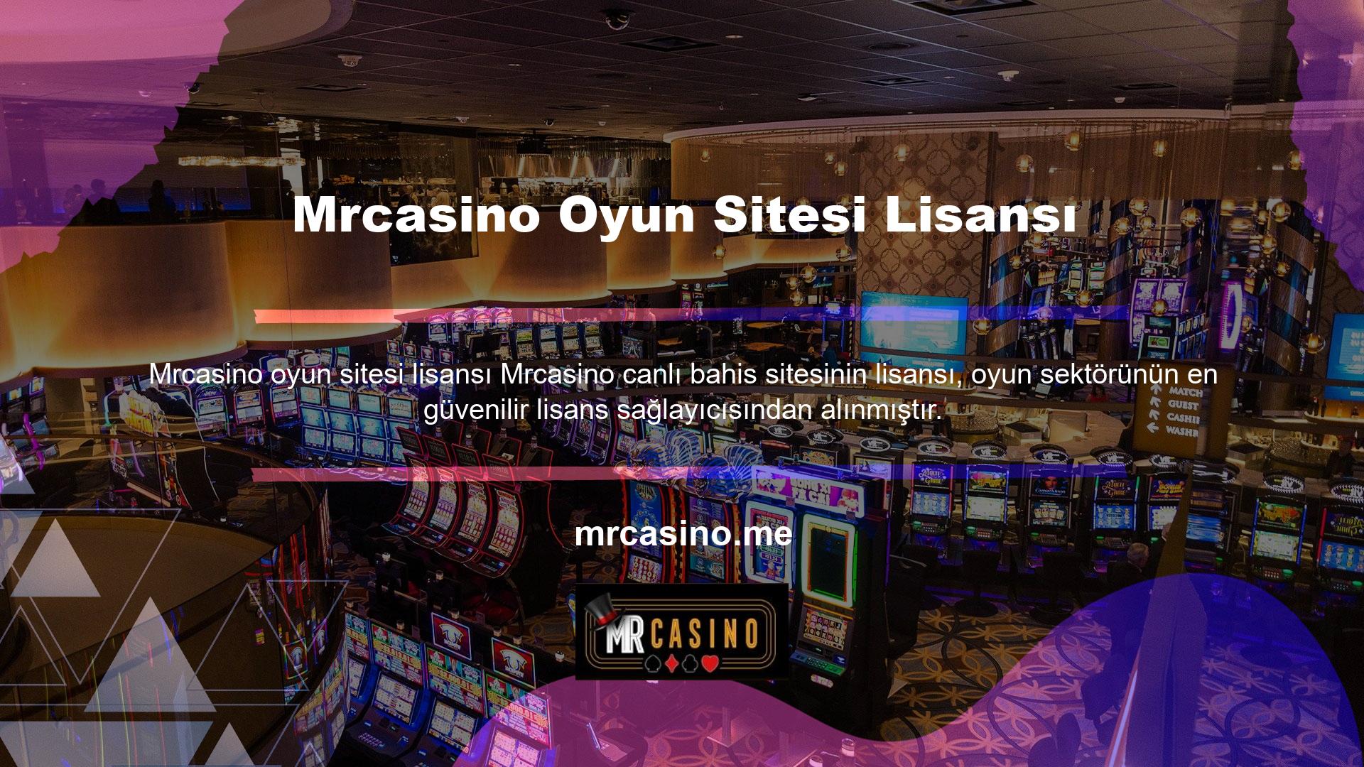Bu nedenle, Mrcasino bahis sitesi, dünyanın en ünlü spor bahisleri ve casino oyunlarında güvenilir hizmet ve kalite sunma gücü ile faaliyetlerine istikrarlı bir hızla devam etmektedir